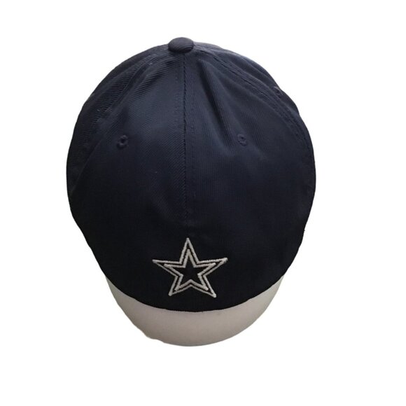 DALLAS COWBOYS MEN NAVY FLEXFIT S/M HAT - Picture 3 of 5
